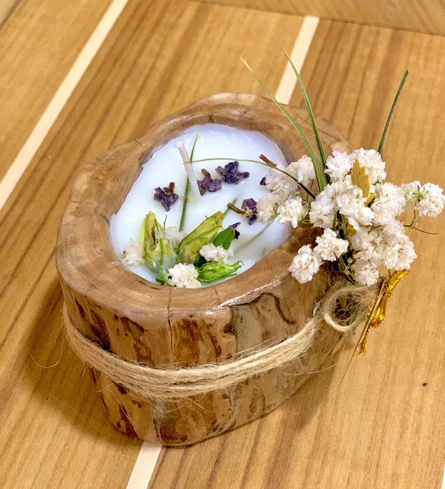 Ръчно изработен соеви свещи