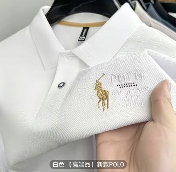 Мужское поло классическое, дышащее, хлопок