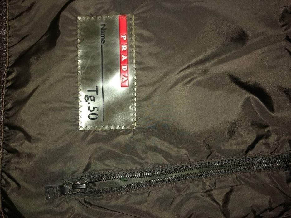 Geaca Prada din piele