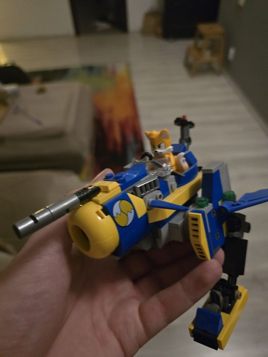 Jucarie lego sonic tails montata