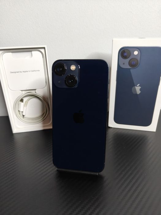 iPhone 13 mini, 128GB Midnight • Perfect Funcțional! • Condiție Foarte Bună!
