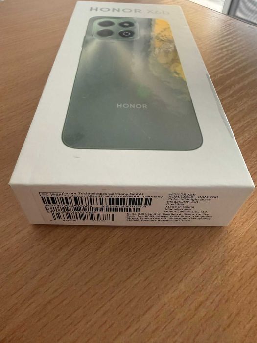 Смартфон HONOR X6b, 4GB, 128GB, Midnight Black