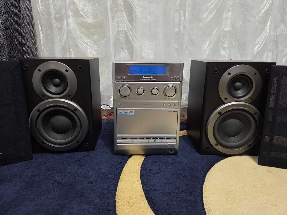 Minicombină Panasonic SA-PM20 + boxe SB-PM20, combina audio retro