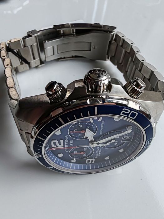 Ceas Certina DS Action Chronograph Quartz Chronometer 43 mm 300 m W. R