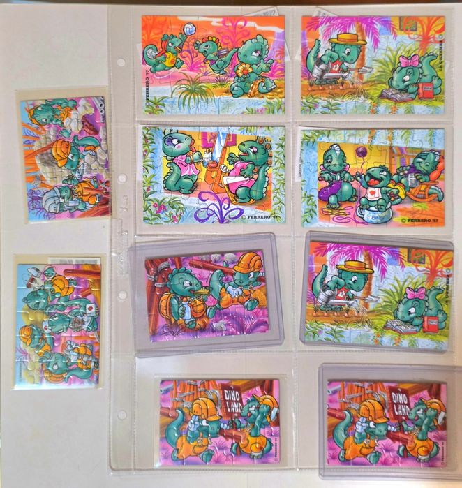 Продавам Киндер пъзели