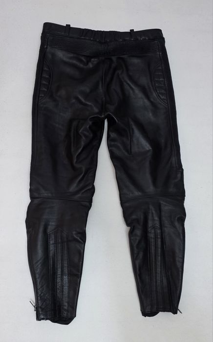 Pantaloni profi moto, ATV, Streetline, din piele naturală cu protecții incluse, marimea 58 (un XL/XXL) Handmade