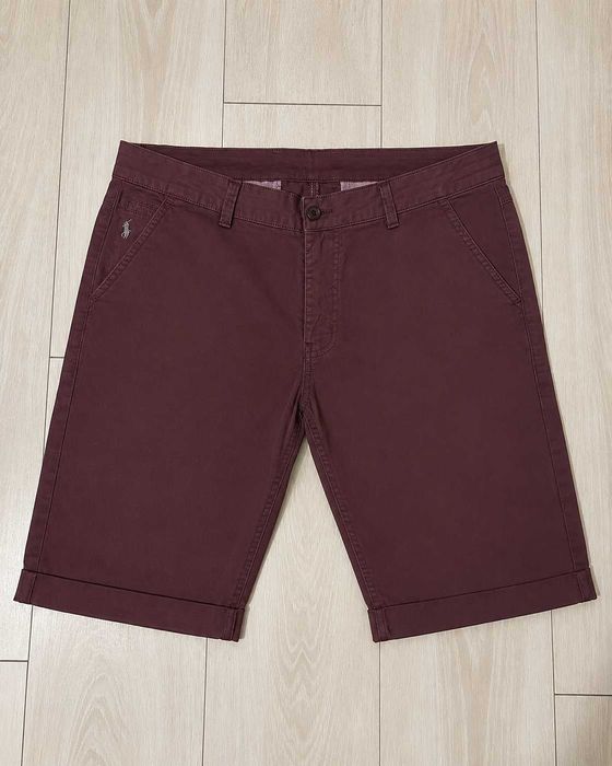 Bermude Polo Ralph Lauren burgundy – mărimea L – logo Pony brodat