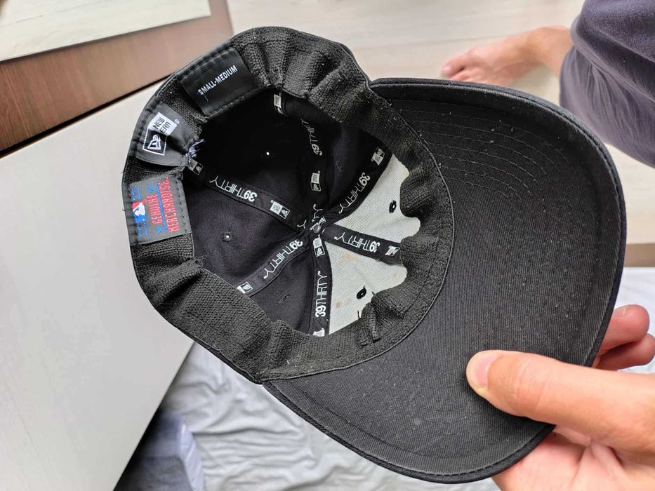 Sapca New York Yankees Cap/Hat Solid Black Baseball Curved Brim