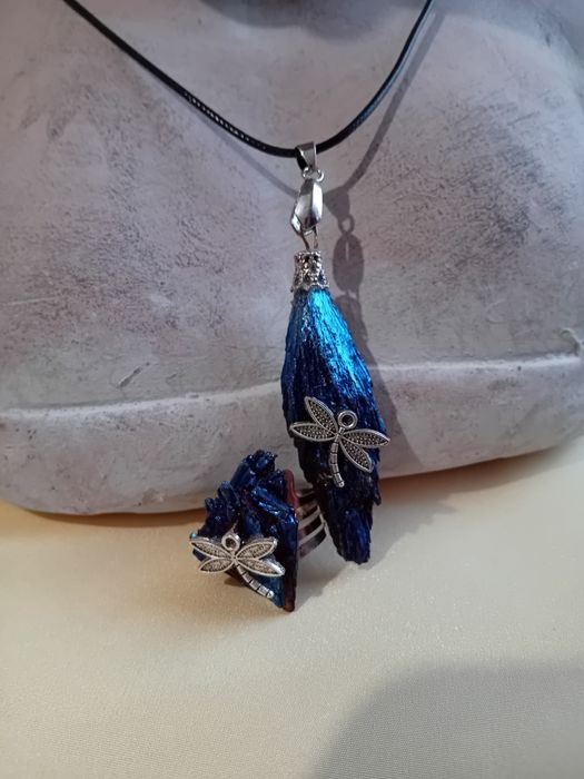 Комплект бижута колие у пръстен!