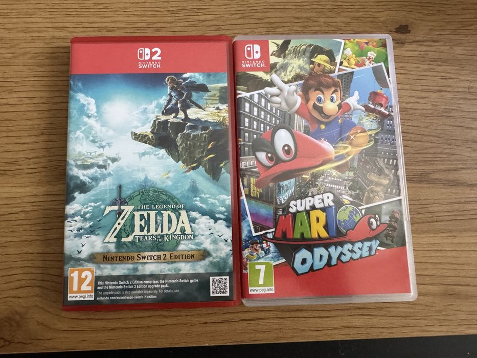 Zelda Tears of the Kingdom; Super Mario Odyssey