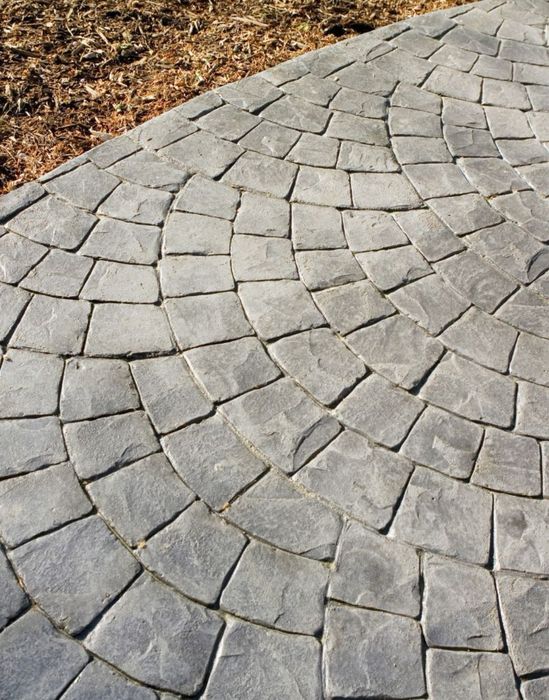 Beton amprentat, maturat, elicopterizat