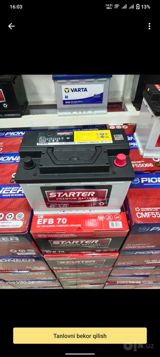 Pioneer ! Solite ! Starter! 50.60.70 ! AGM ! EFB ! Star stopli !