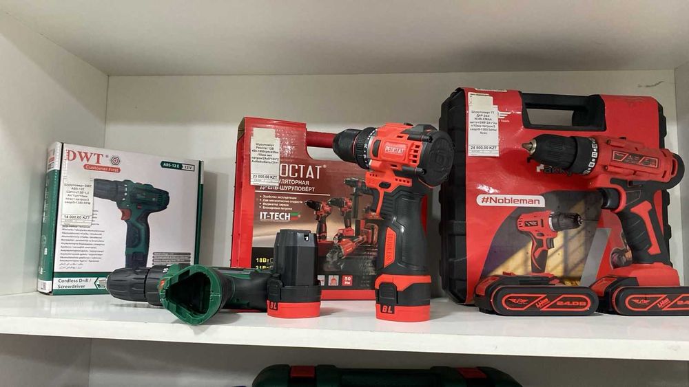 Шуруповерты от 14000