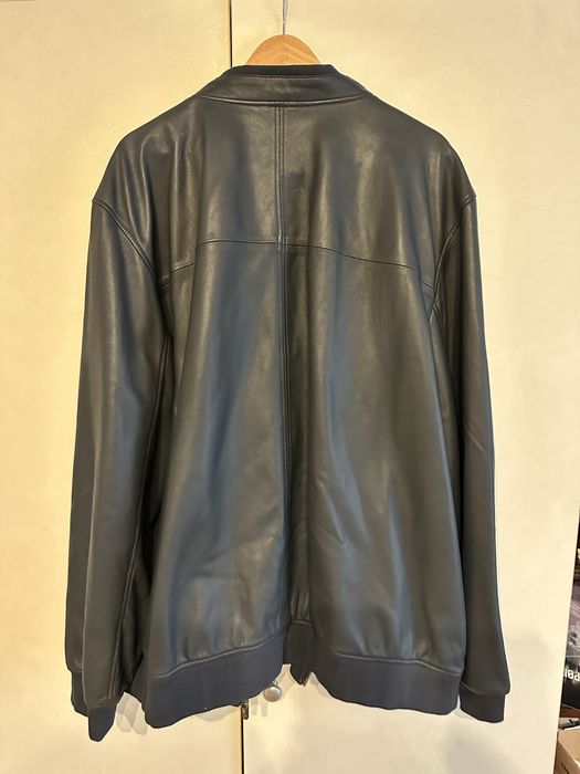 Geaca Philipp Plein Lether dark blue 3xl