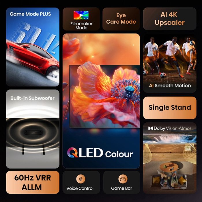 Телевизор HISENSE 75A7Q 4K Ultra HD QLED SMART TV, VIDAA, 75.0 ", 189.0 см
