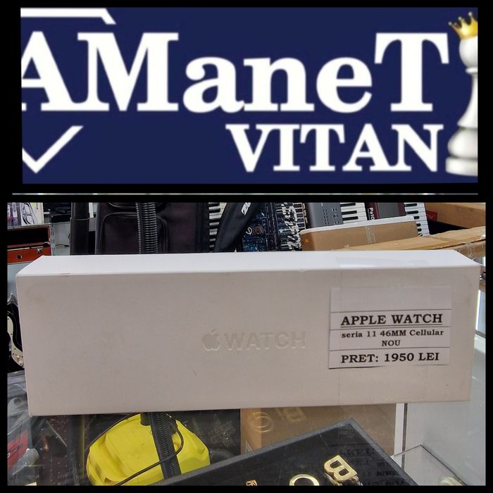 Amanet Vitan 107 Apple Watch Seria 11 46mm Jet Black Nou Cel
