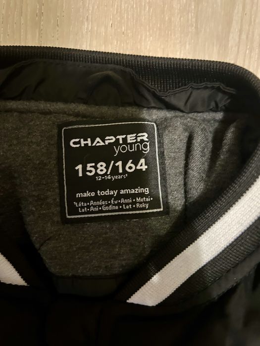 Geacă Bomber Neagră - Mărimea 158/164 (12-14 Ani)