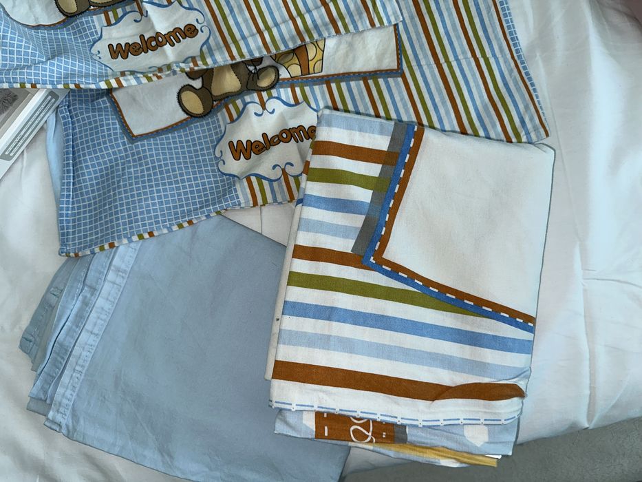 Спални Комплекти за бебешка кошара с 1 олекотена завивка