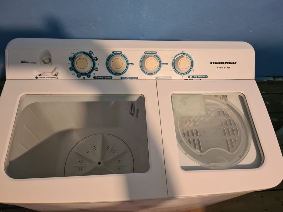 Masina de spalat semi automata,culoare alba incarcare verticala!