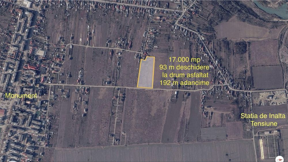 Teren intravilan Bals 17.000 mp