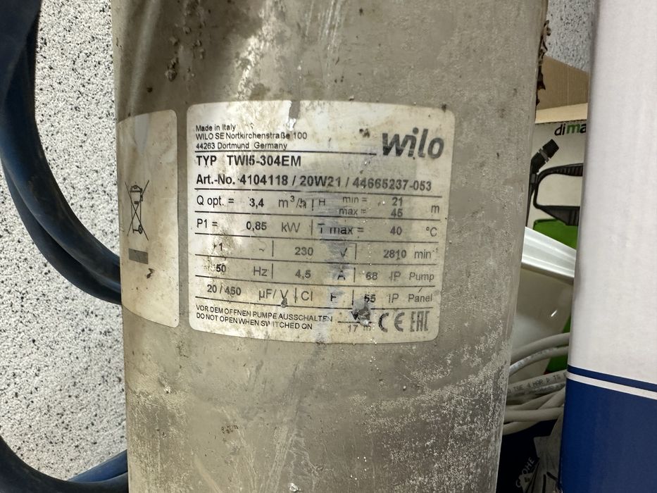 Сондажна помпа WILO Sub TWI 5 304 EM