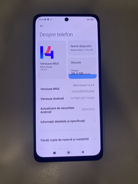 Xiaomi Redmi Note 11 Pro 5G 128GB ID-akb674