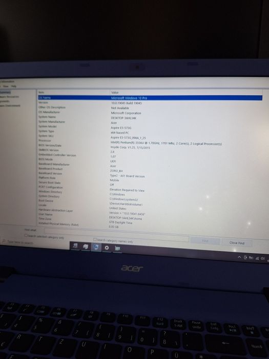 Laptop Acer Aspire E5-573G, 8 GB,  ssd 256 GB  , GeForce 920M 2 Gb