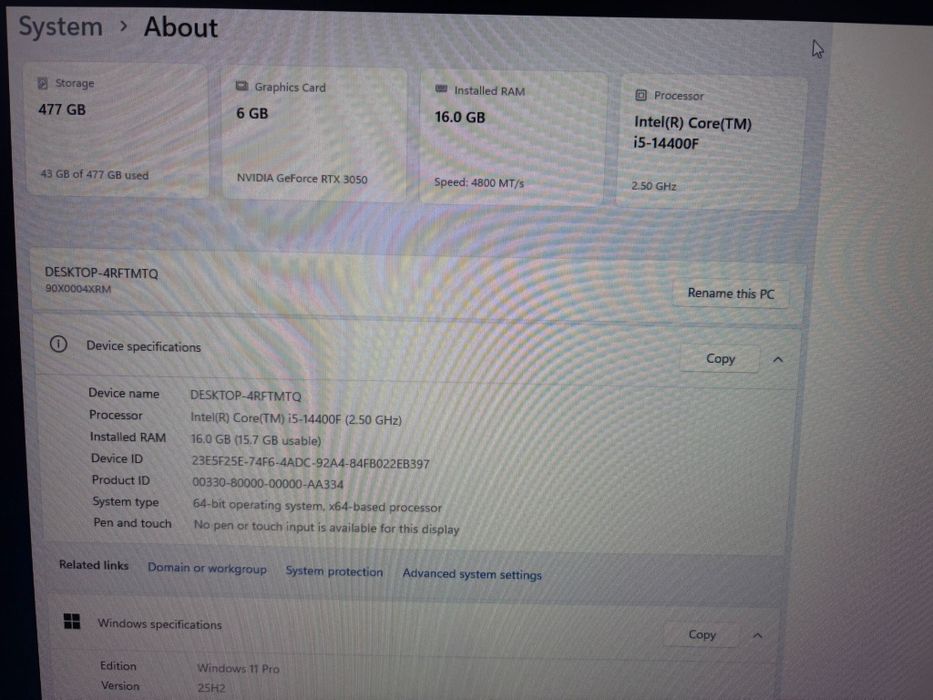 Vând unitate pc Lenovo