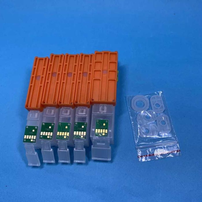 Set 5 cartuse PGI-770XL  CLI-771 reincarcabile cu cip resetabil