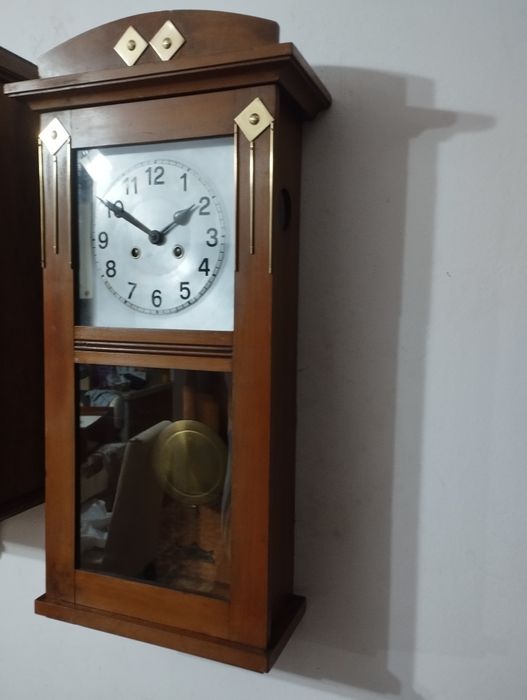 Ceas pendula de perete Haller&Benzing anii 20-30 cu pendul