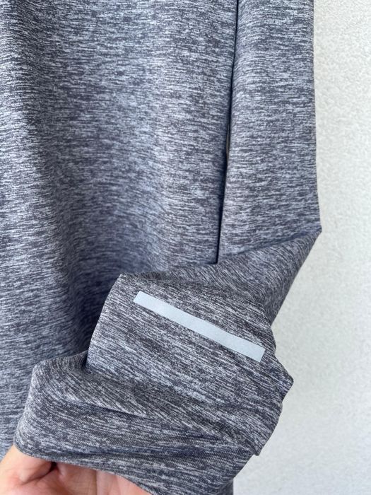 Bluza Nike Running Miler barbati marimea M gri sport fermoar 1/4