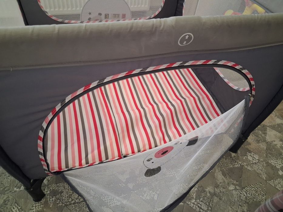 Детска кошара за игра Wunderkid Play, Сива
Детска кошара за