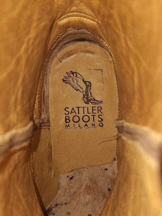 Ciubote Mexicane din Piele de Crocodil Sattler Boots Milano 38-39