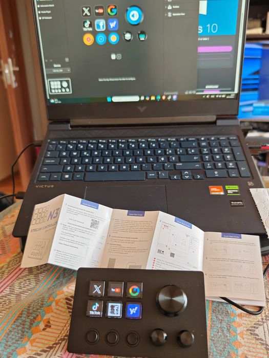 N3 Stream Controller Stream Dock за OBS Twitch YouTube deck
