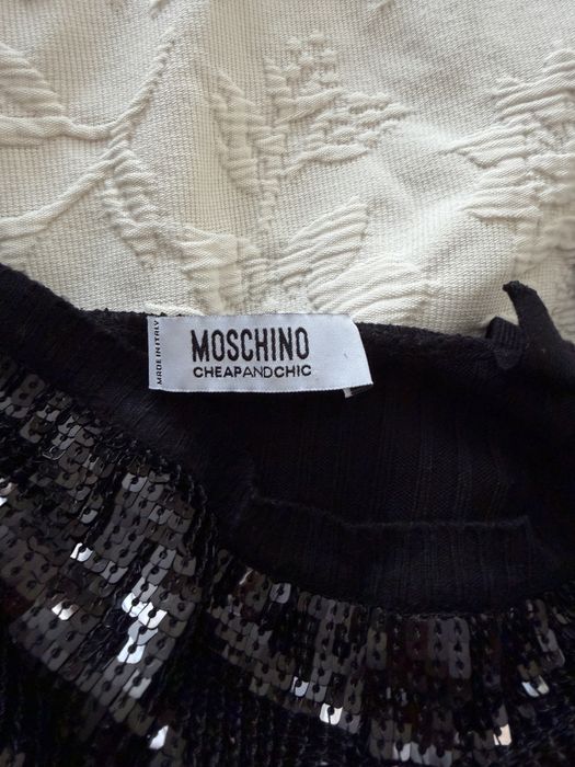 Топ черный Moschino