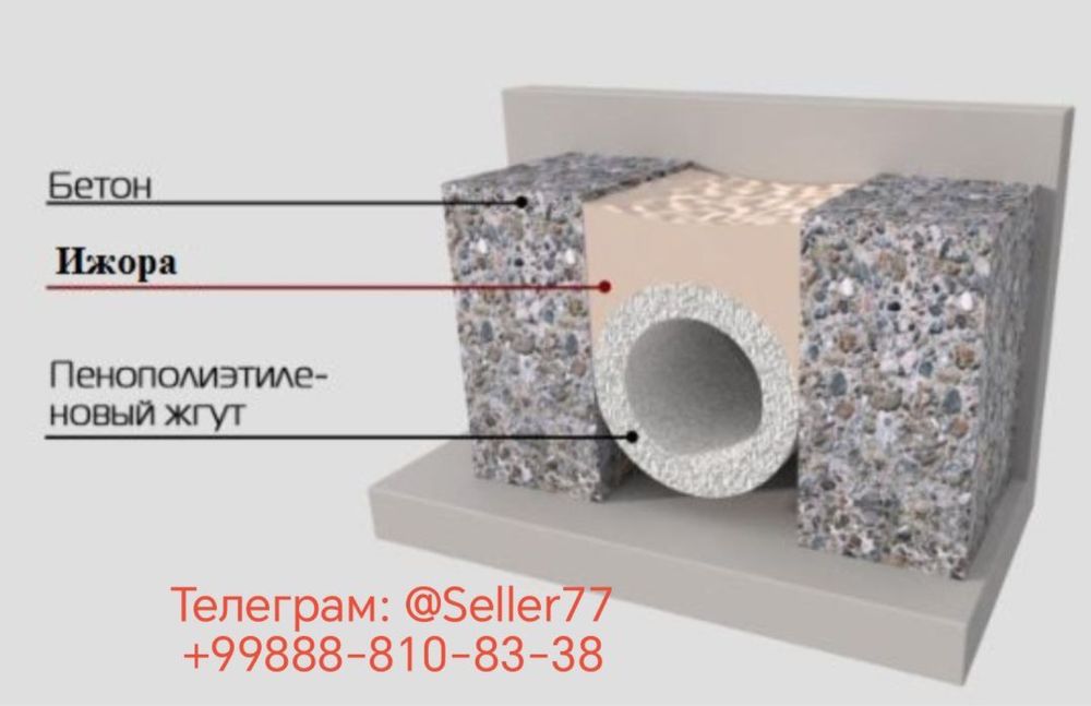 ИЖОРА Двухкомпонентный Полиуретанвый Герметик для деформационных швов.