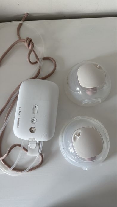 Pompă de sân electrică dublă Philips Avent Hands-Free SCF547/11 – set complet
