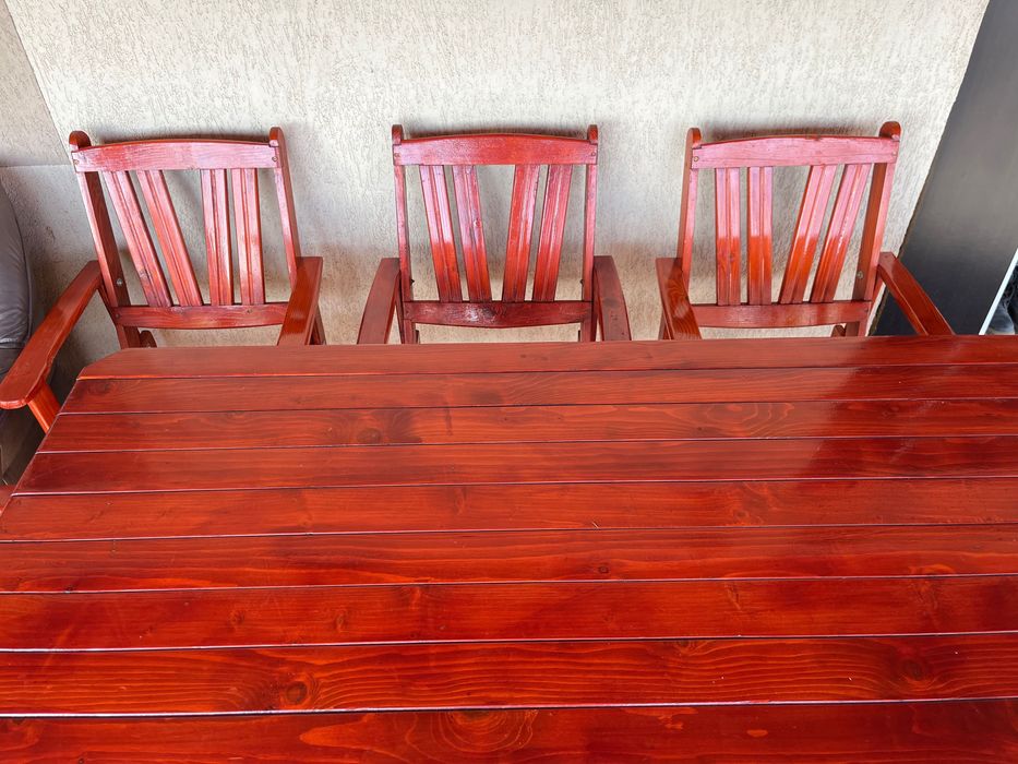 Masa cu scaune de terasa