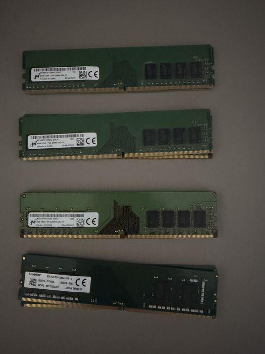 Rami Micron si Kingston 2x8 DDR4 2666Mhz