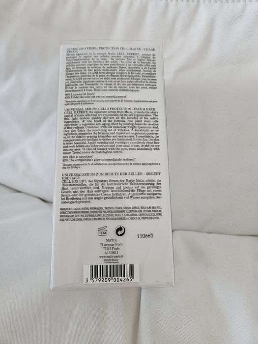 Matis Paris Serum Cell Expert Universal Anti-îmbătrânire pentru Față cu Acid Hialuronic 30ml