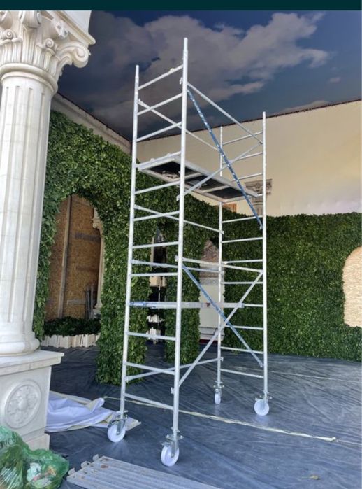 Schela fatada metalică îngusta 75 cm schela aluminiu schela mobila