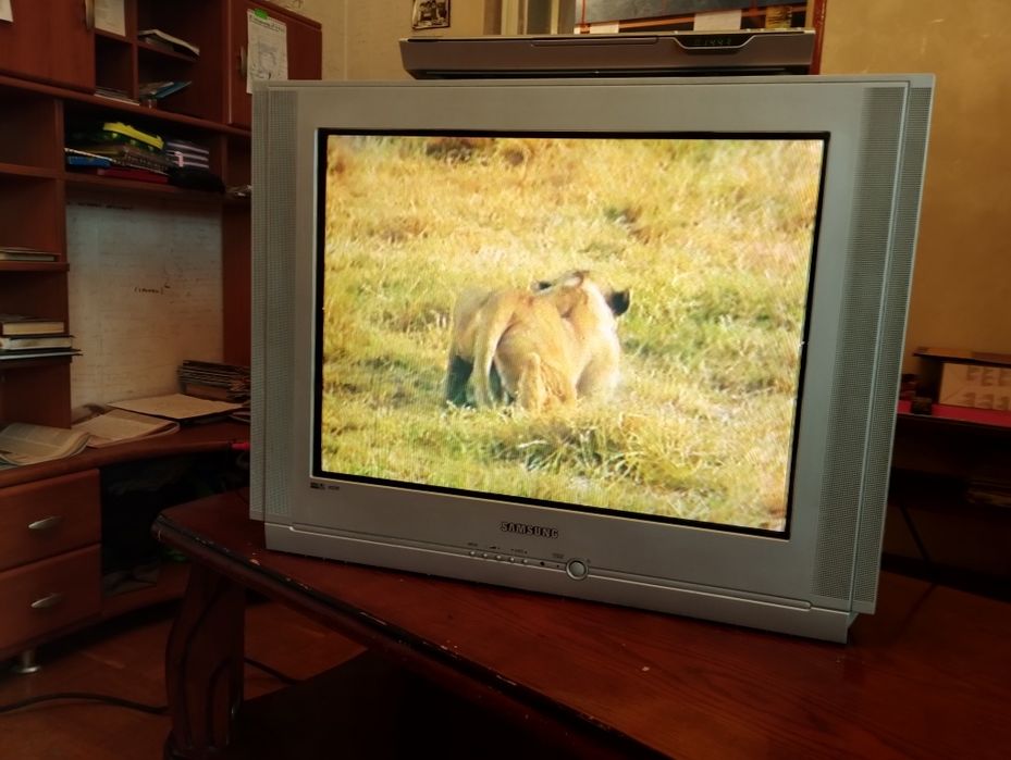 Телевизор Samsung 29" ,заедно с масата