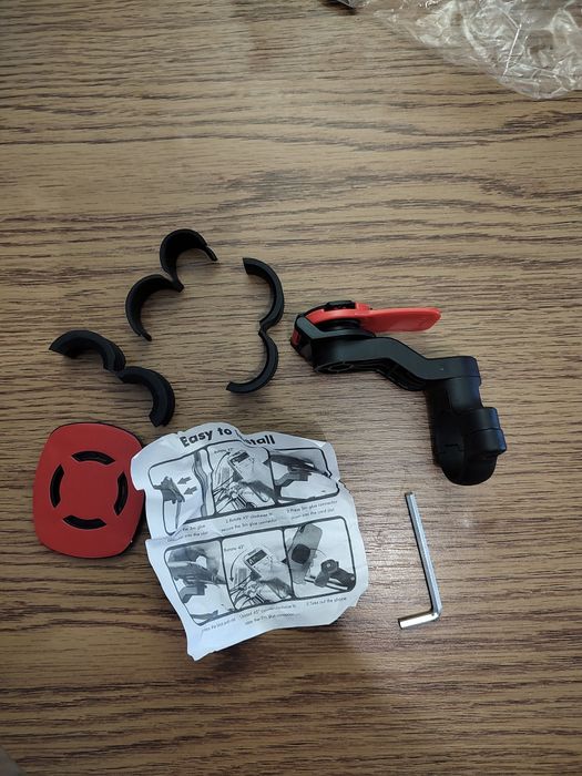 Suport telefon pentru motocicleta tip quad lock