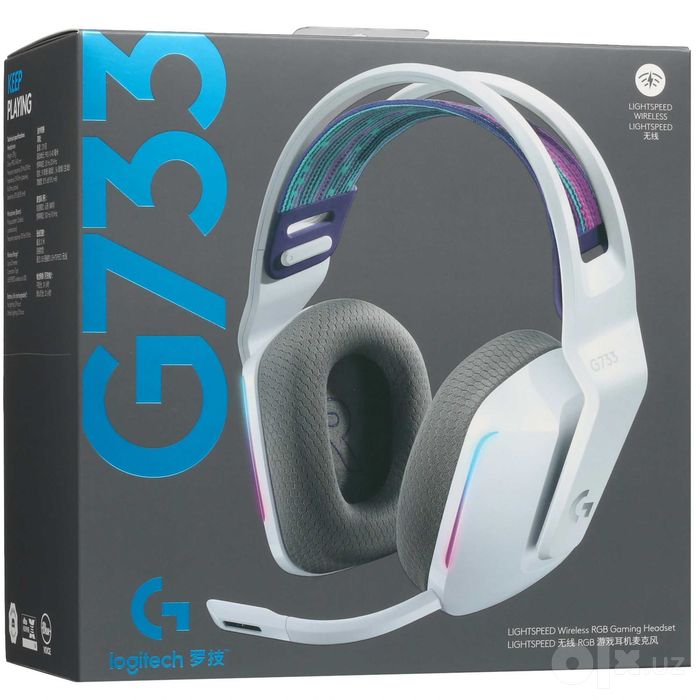 \ Наушники Logitech G733 LIGHTSPEED Wireless White