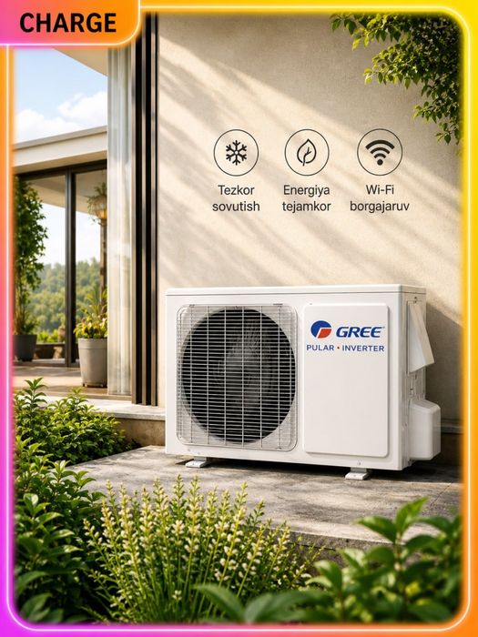 Gree кондитсионер 18 btu инветор