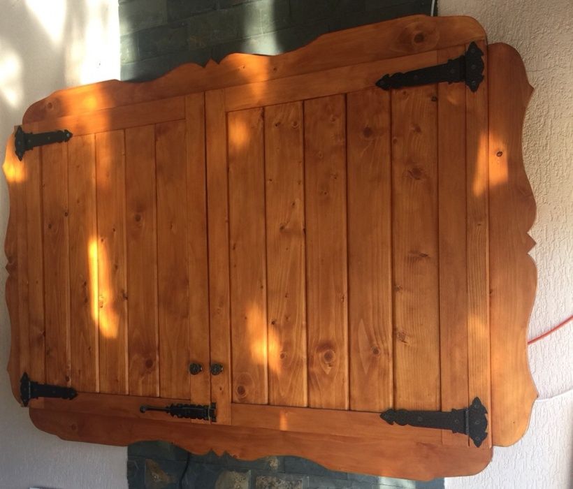 Masca televizor lemn