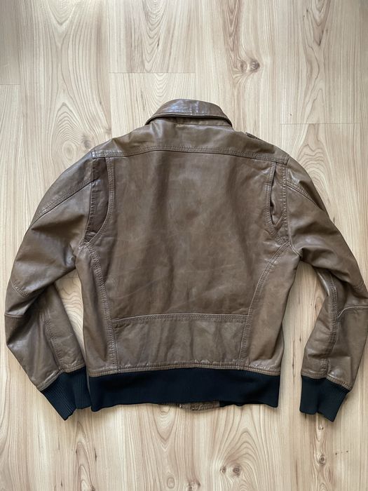 DIESEL / мъжко кожено(естествена) яке М