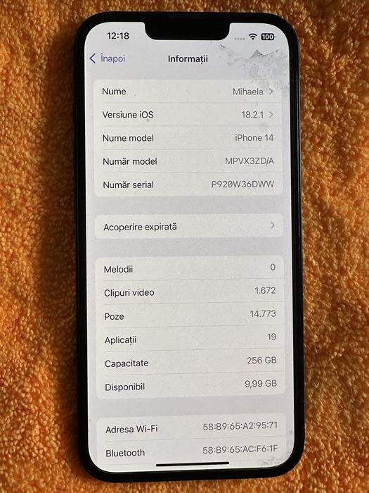 Iphone 14 256 GB