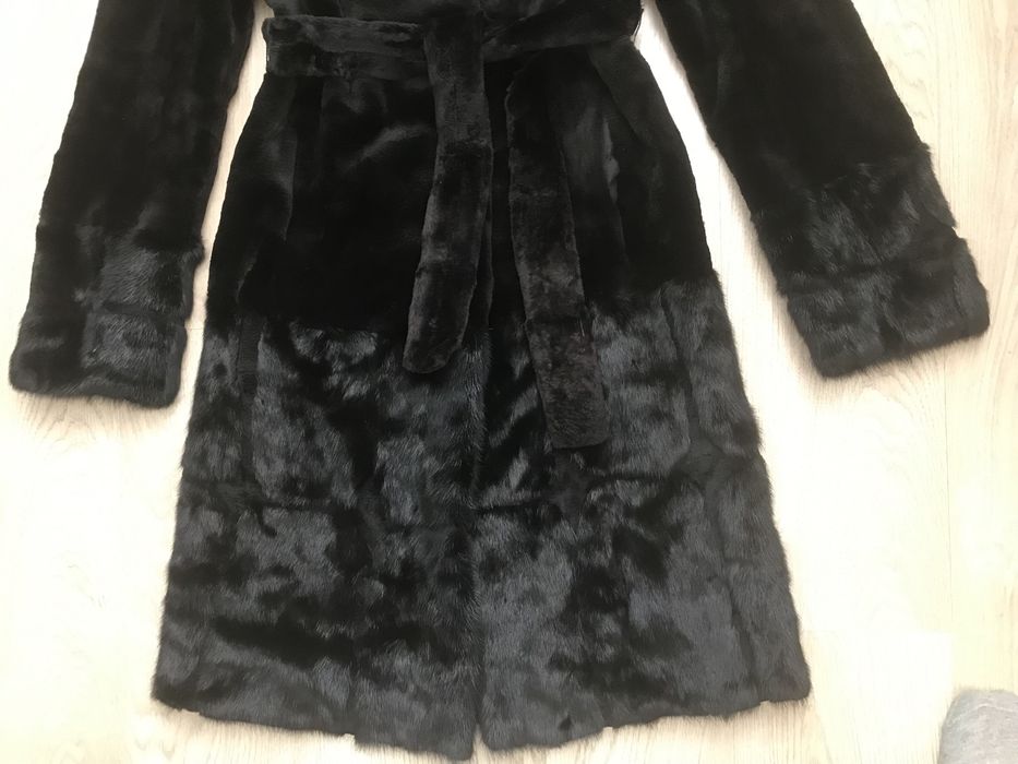 Шуба норковая черная