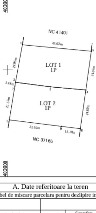 Teren intravilan  Baia de Fier